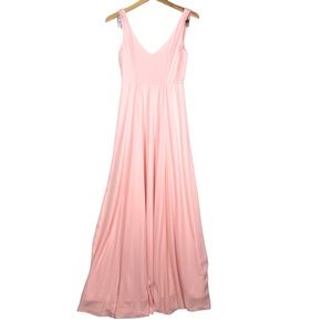 Show Me Your Mumu Jenn Maxi Dress Dusty Blush Crisp Size XS retail $198‎